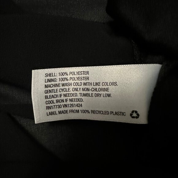 Xhiliration Maxi Sleeveless Black Halter Neck Dress w/ Slits on Both Sides - Picture 6 of 6